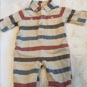 Gap striped onesie with inside lining 0-3m